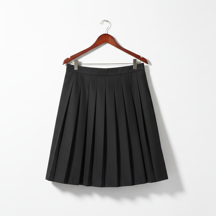 Black Colour School Skirt