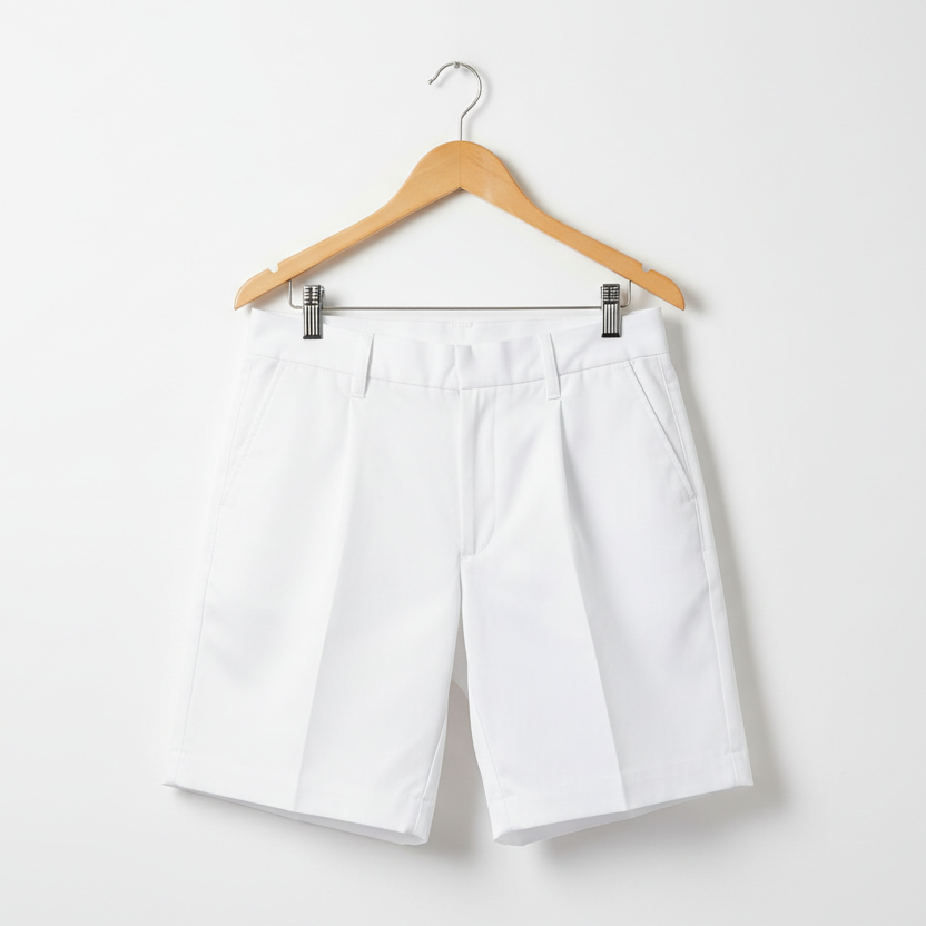 White Half Pant