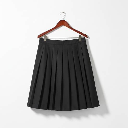 Black Colour School Skirt