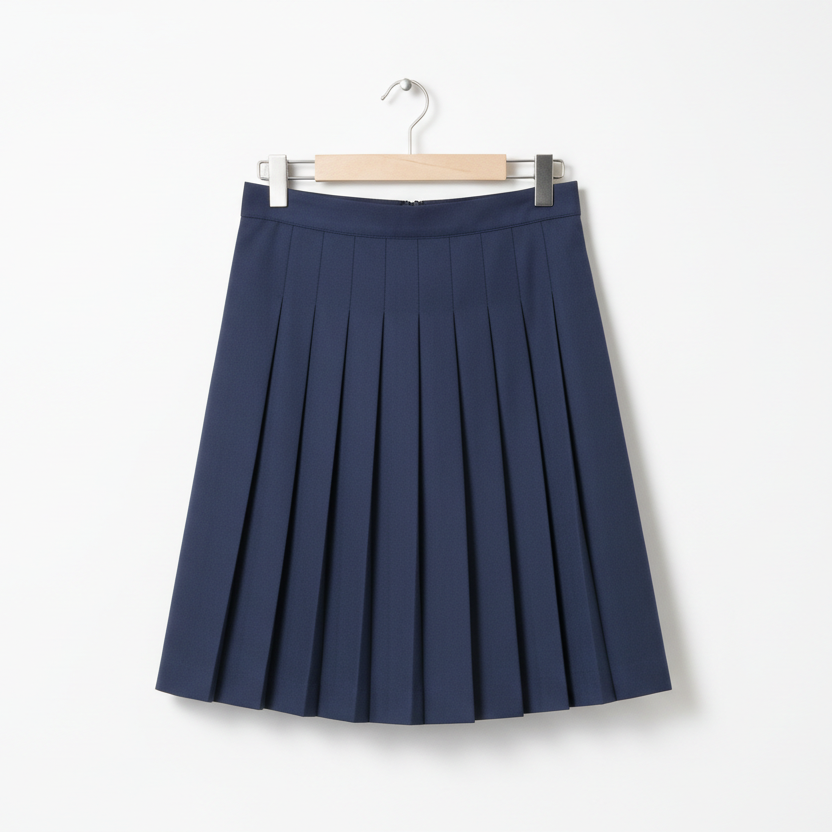 Carbn blue skirt for School