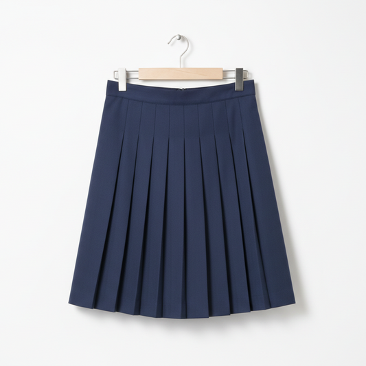 Carbn blue skirt for School