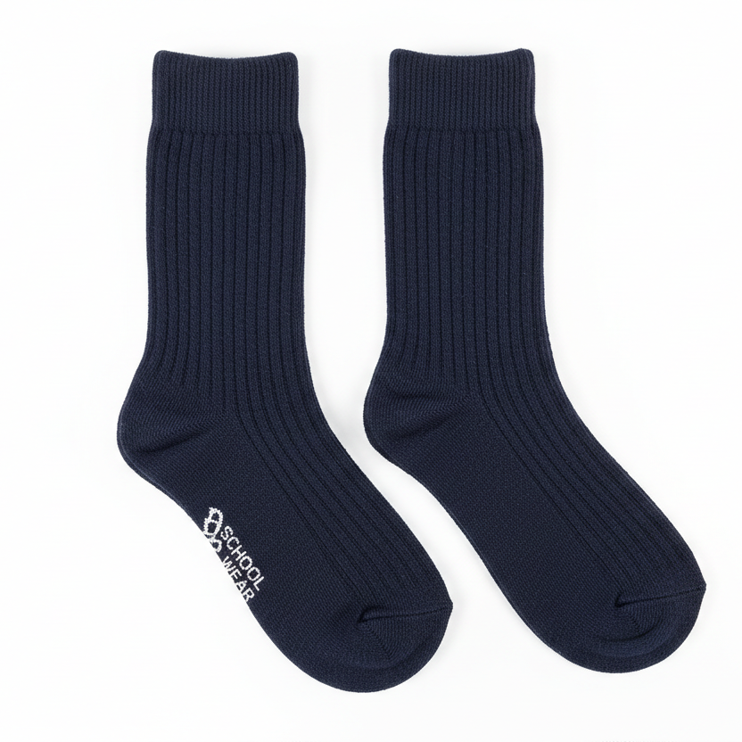 Navy Blue Socks For School Children