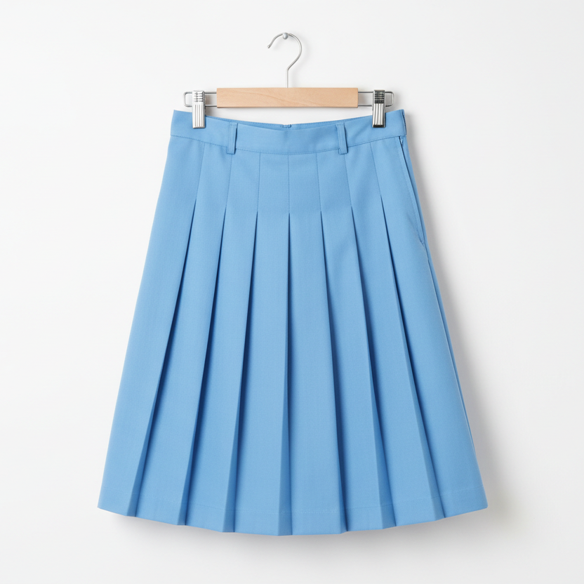 sky-blue-skirt-for-school