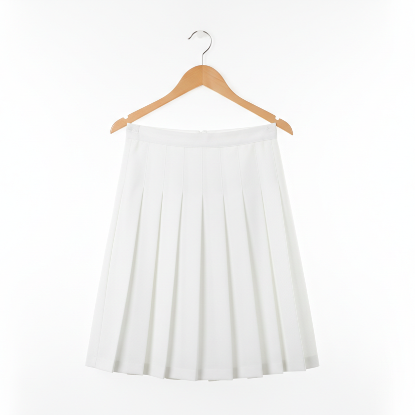 white skirt for girl